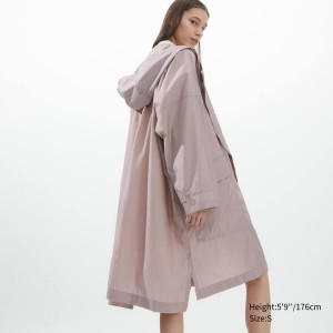 Dámské Bundy Uniqlo U Poncho Růžové | RVILHTE-20