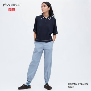 Dámské Kalhoty Jogger Uniqlo Jw Anderson Blankyt | OTFXHCB-15