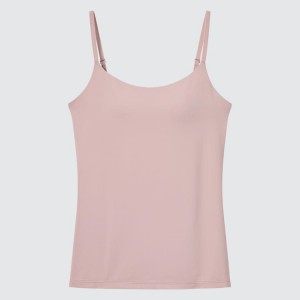 Dámské Podprsenky Uniqlo Airism Camisole Růžové | TJXAQVO-36