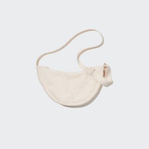 Dámské Tašky Uniqlo Round Mini Shoulder (Corduroy) Bílé | FLTPEYQ-83