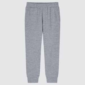 Dětské Kalhoty Jogger Uniqlo Ultra Stretch Active Šedé | LDTYBOJ-48