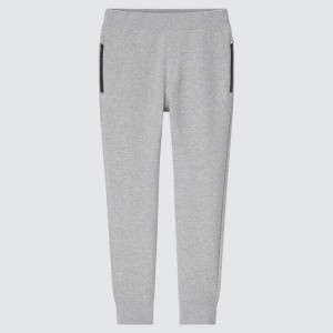 Dětské Kalhoty Jogger Uniqlo Ultra Stretch Dry Šedé | QTADHPB-06