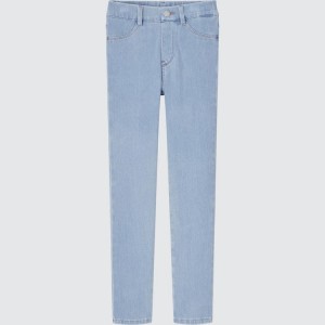 Dětské Kalhoty Jogger Uniqlo Ultra Stretch Denim Blankyt | RDLAHPX-64