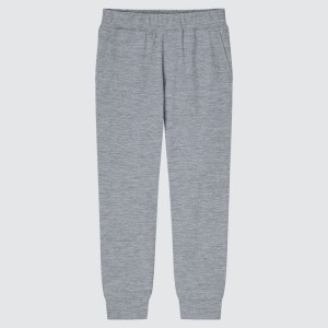 Dětské Kalhoty Jogger Uniqlo Ultra Stretch Active Šedé | FSHPZKB-18