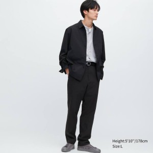 Pánské Kalhoty Uniqlo Airsense Ultra Light Relaxed Fit Černé | YNTLRFB-12