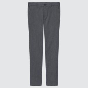 Pánské Kalhoty Uniqlo Bavlněné Stretch Slim Fit Chinos (2021 Season) Šedé | IZQXBWL-42