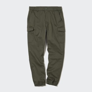 Pánské Kalhoty Uniqlo Cargo Jogger Olivy Zelené | WEIRSHU-83