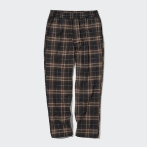 Pánské Kalhoty Uniqlo Flannel Ankle Length Hnědé | RCLNAJZ-73