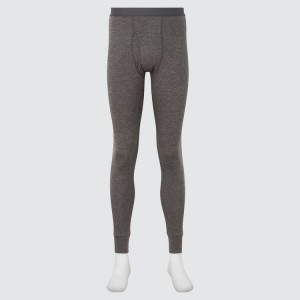 Pánské Kalhoty Uniqlo Heattech Thermal Tights (2021 Season) Tmavě Šedé | TRNZKCP-45