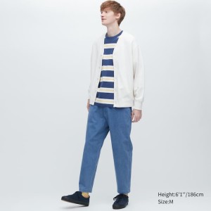 Pánské Kalhoty Uniqlo Relaxed Fit Ankle Length Blankyt | RNJYUSG-59