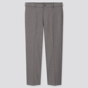 Pánské Kalhoty Uniqlo Smart Pohodlí Ankle Length (Long) Šedé | BFCIQHL-48