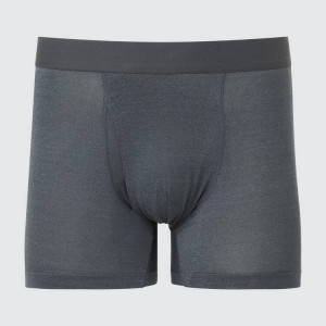 Pánské Spodní Prádlo Uniqlo Airism Heather Boxers Šedé | EYKSFNX-19