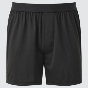 Pánské Spodní Prádlo Uniqlo Airism Loose Fit Boxers Černé | OVALNBT-75