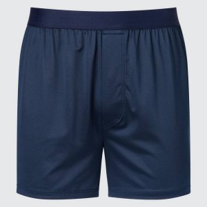 Pánské Spodní Prádlo Uniqlo Airism Loose Fit Boxers Tmavě Blankyt | OCHKNMZ-54