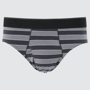 Pánské Spodní Prádlo Uniqlo Briefs Tmavě Šedé | NFIWUAM-07