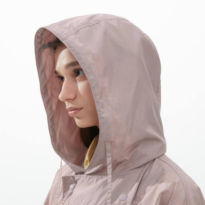 Dámské Bundy Uniqlo U Poncho Růžové | RVILHTE-20