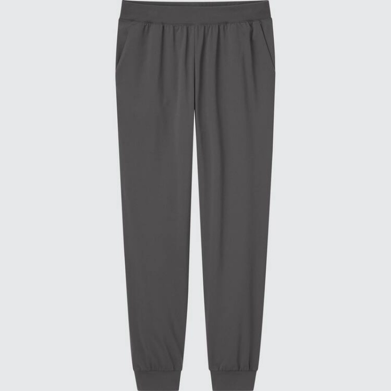 Dámské Kalhoty Jogger Uniqlo Ultra Stretch Active Šedé | MOPEJHA-76