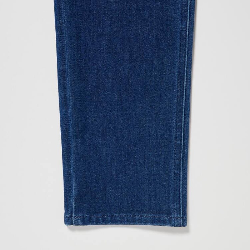 Dámské Kalhoty Uniqlo Ultra Stretch Denim (Long) Blankyt | QFENWAL-54