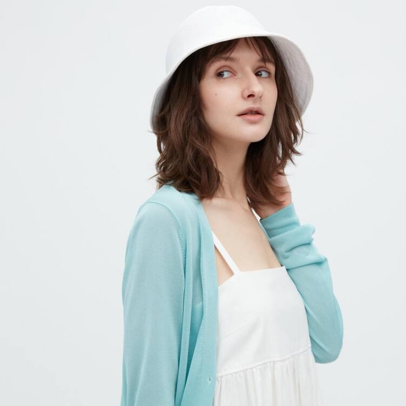 Dámské Klobouky Uniqlo Bucket Bílé | XWQEKVG-32