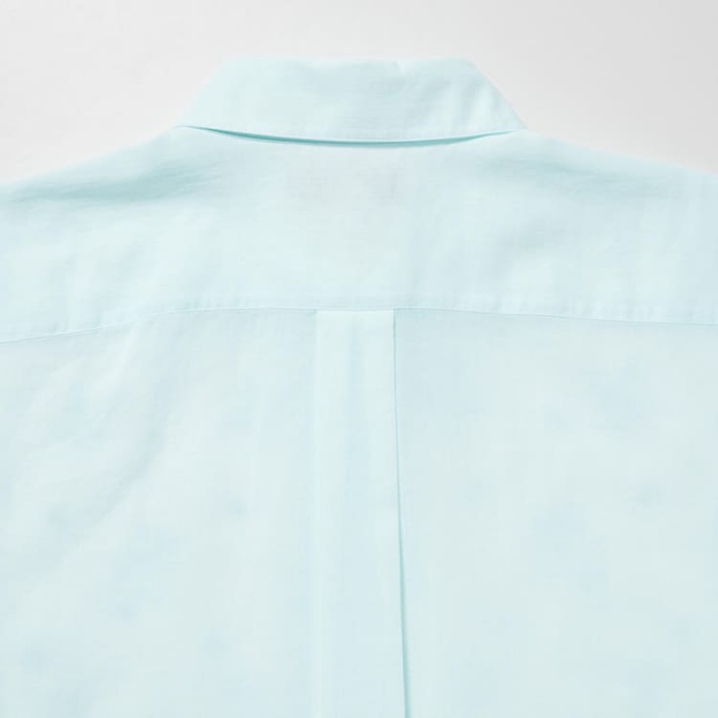 Dámské Košile Uniqlo Ines De La Fressange Sheer Embroidered Long Sleeved Blankyt | RJFGMDA-14