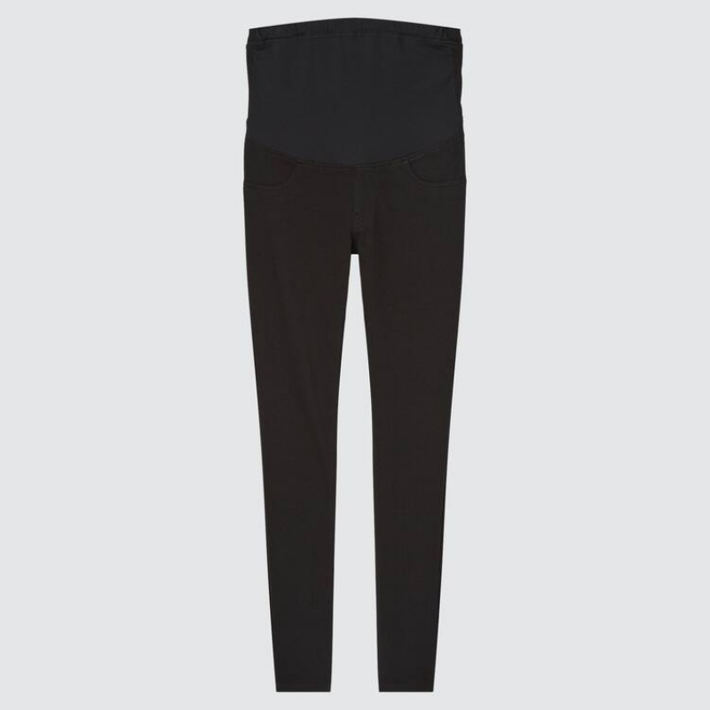 Dámské Legíny Uniqlo Ultra Stretch Maternity Černé | VUMKOZI-67