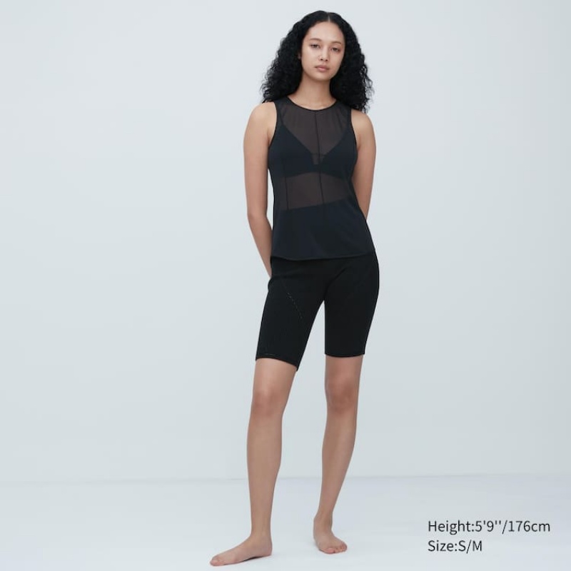 Dámské Loungewear Uniqlo Mame Kurogouchi 3d Knit Seamless Černé | AHJPDWS-10