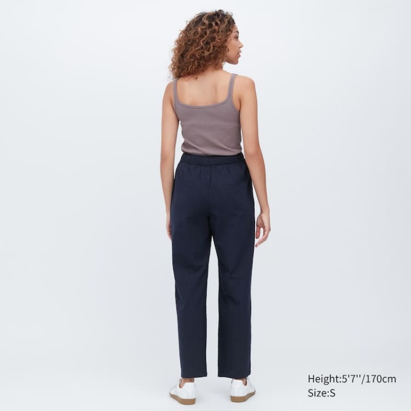 Dámské Loungewear Uniqlo Seersucker Easy Tmavě Šedé | EGQPJXK-91