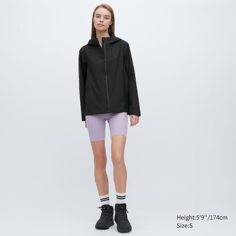 Dámské Parka Uniqlo Blocktech Černé | OEZNHCT-50