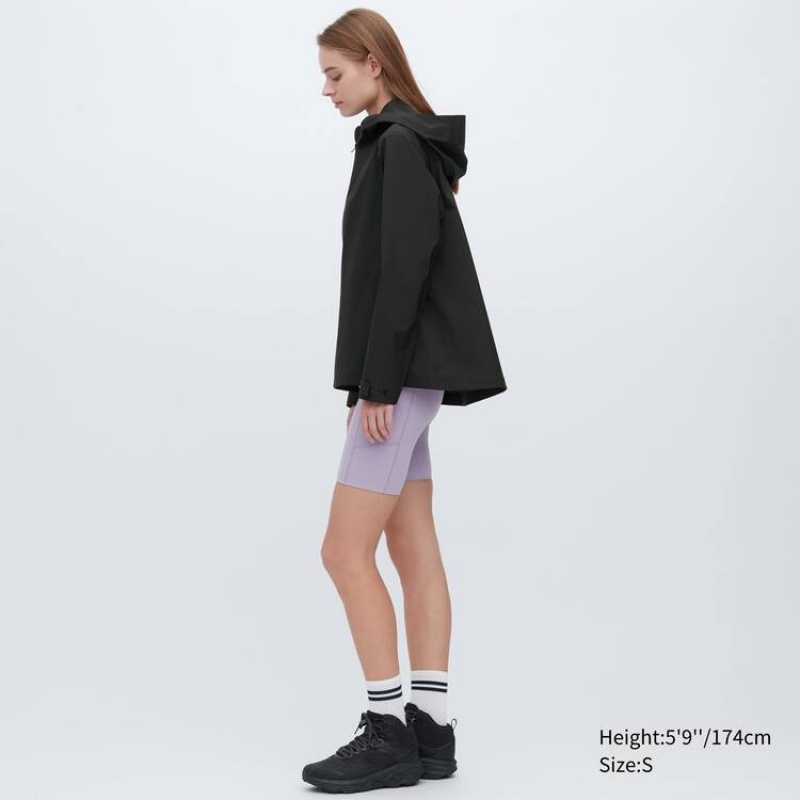 Dámské Parka Uniqlo Blocktech Černé | OEZNHCT-50