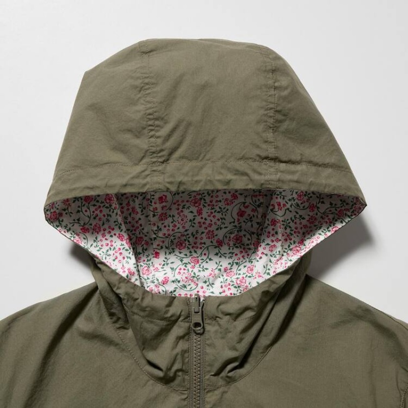 Dámské Parka Uniqlo Ines De La Fressange Reversible Olivy Zelené | TZGHSAK-34