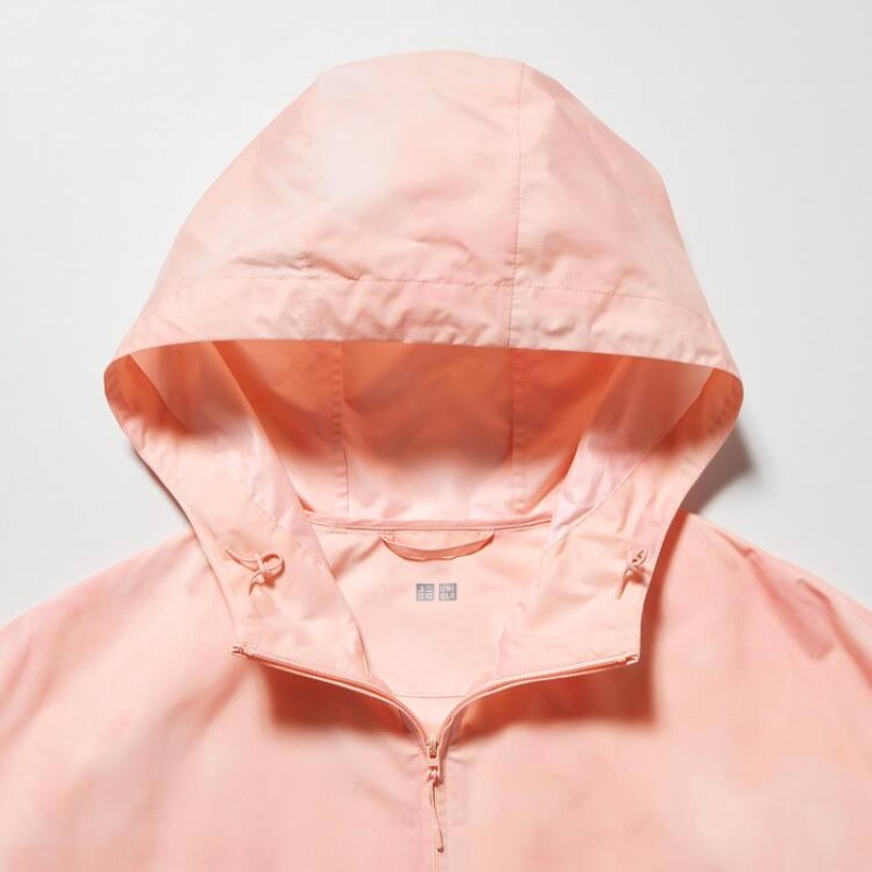 Dámské Parka Uniqlo Pocketable Uv Protection (Pattern) Růžové | FYPTJWK-69