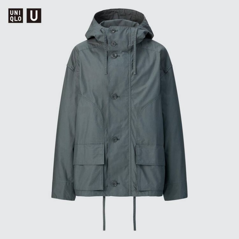 Dámské Parka Uniqlo U Relaxed Tmavě Šedé | DSHGTIL-05