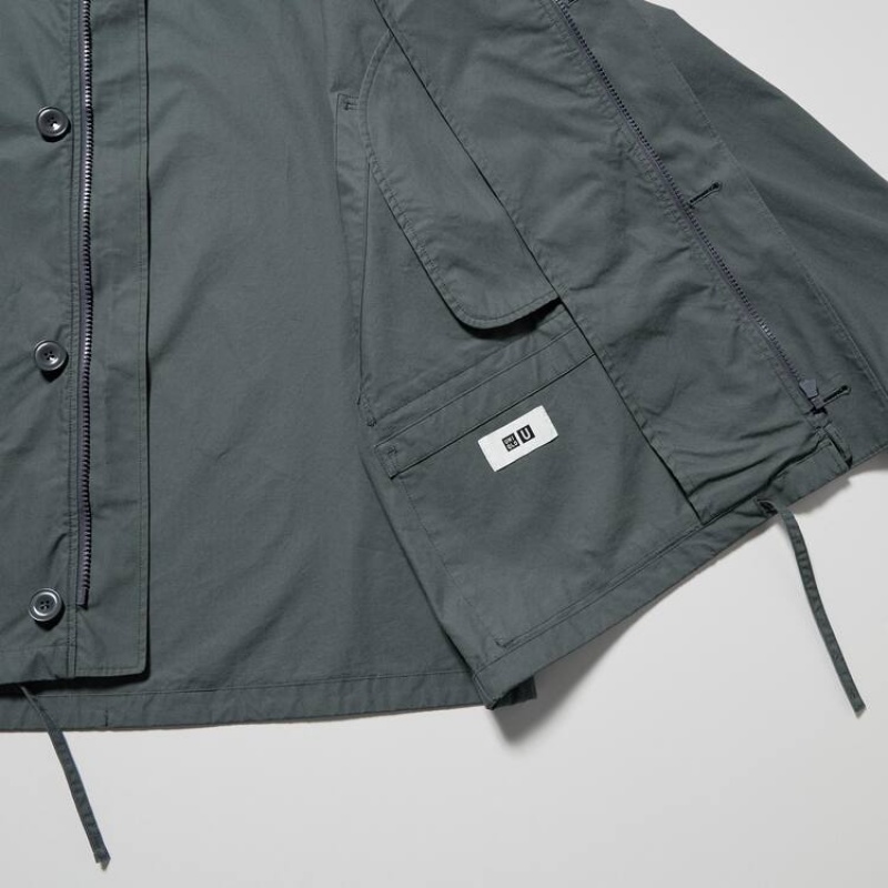 Dámské Parka Uniqlo U Relaxed Tmavě Šedé | DSHGTIL-05