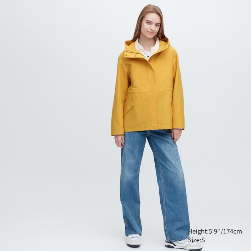 Dámské Parka Uniqlo Utility Žluté | TUWZDXH-05