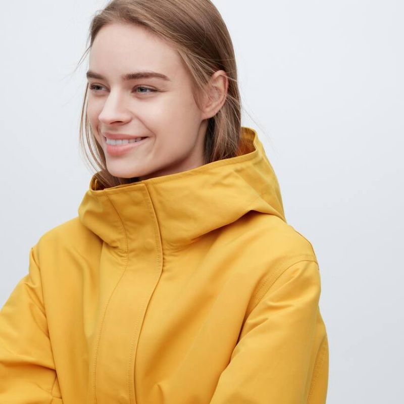 Dámské Parka Uniqlo Utility Žluté | TUWZDXH-05