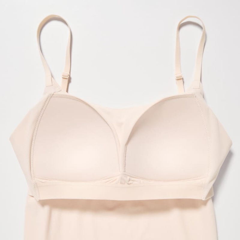 Dámské Podprsenky Uniqlo Airism Camisole Béžový | AXPJKEZ-52