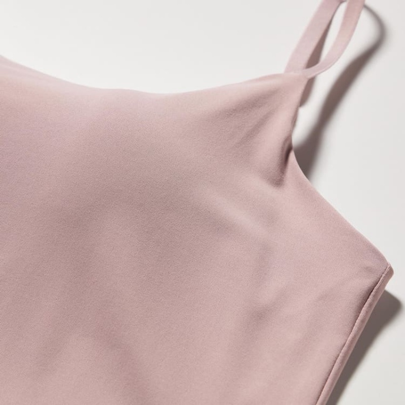 Dámské Podprsenky Uniqlo Airism Camisole Růžové | TJXAQVO-36