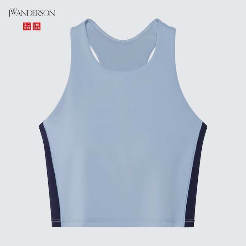 Dámské Podprsenky Uniqlo Jw Anderson Cropped Fit Bez Rukávů Blankyt | WGOCJIE-98