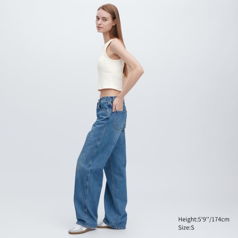 Dámské Podprsenky Uniqlo Žebrovaný Cropped Bez Rukávů Bílé | MHUTDIF-09