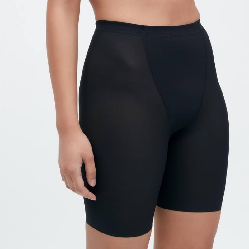 Dámské Spodní Prádlo Uniqlo Airism Body Silhouette Shaper Half Černé | QHFKELB-02