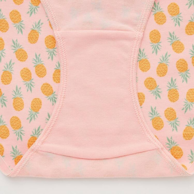 Dámské Spodní Prádlo Uniqlo Mid Rise Fruit Print Růžové | QMNGAJO-92