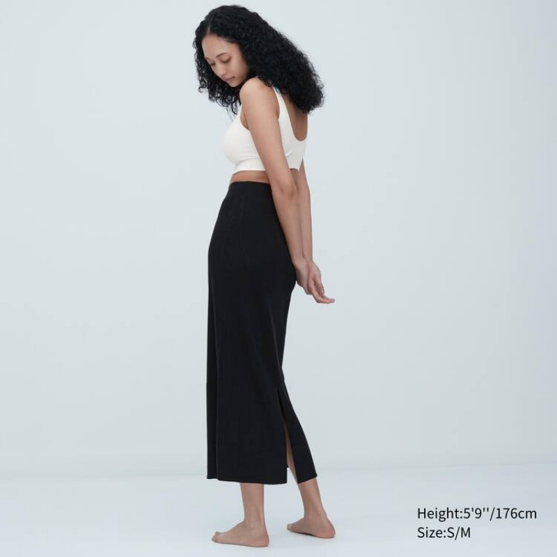 Dámské Sukně Uniqlo Mame Kurogouchi 3d Knit Seamless Černé | YZMJBNA-93