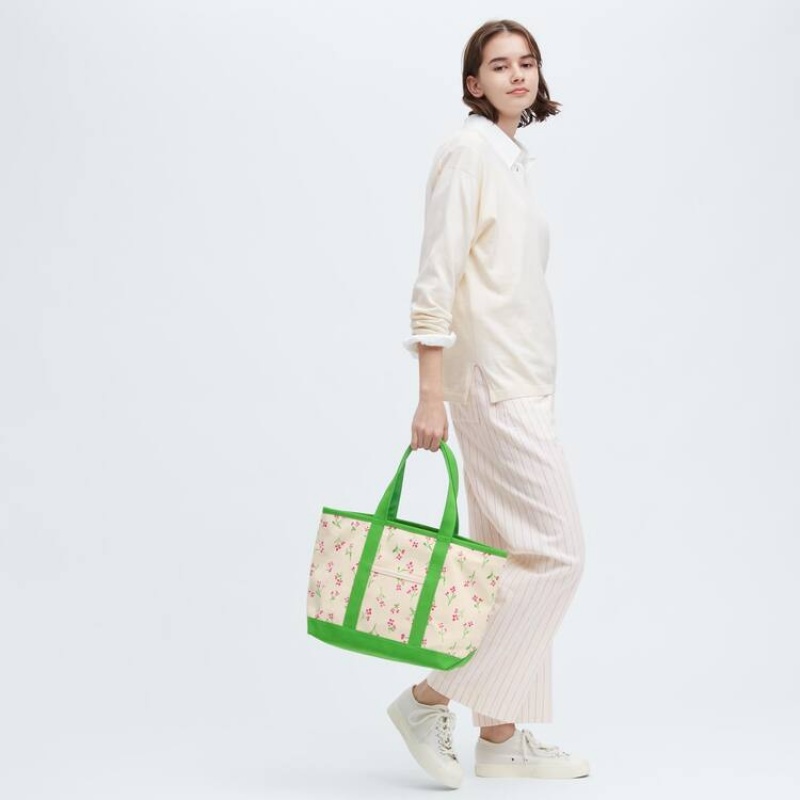 Dámské Tašky Uniqlo Ines De La Fressange Platene Tote Bílé | BSTDIAV-57