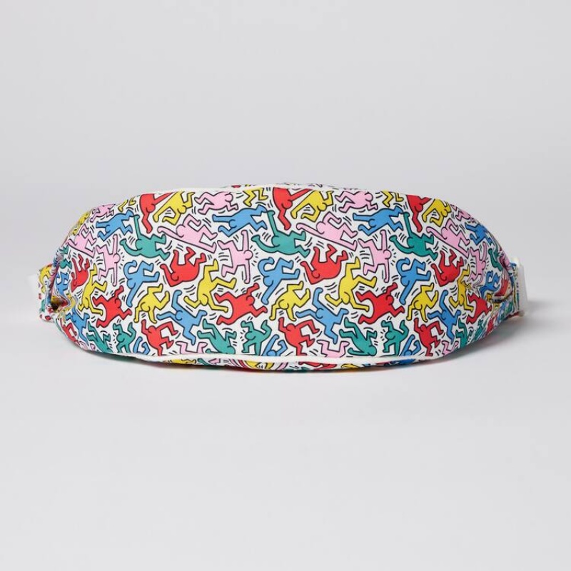 Dámské Tašky Uniqlo Keith Haring Ut Round Mini Shoulder Bílé | HRBIKCM-86