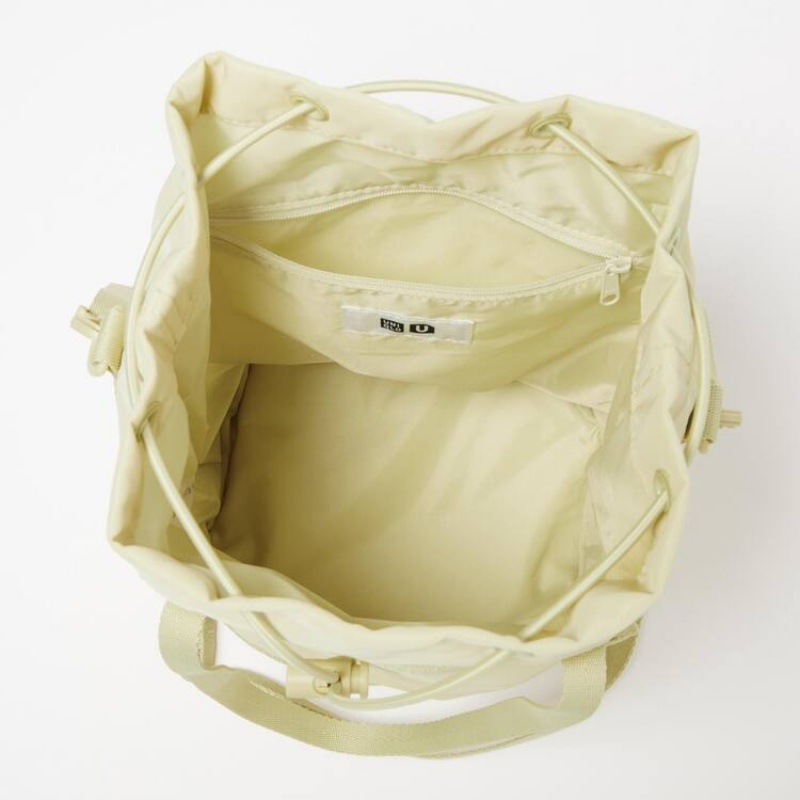 Dámské Tašky Uniqlo U Medium Bucket Béžový | KQTXLDZ-42