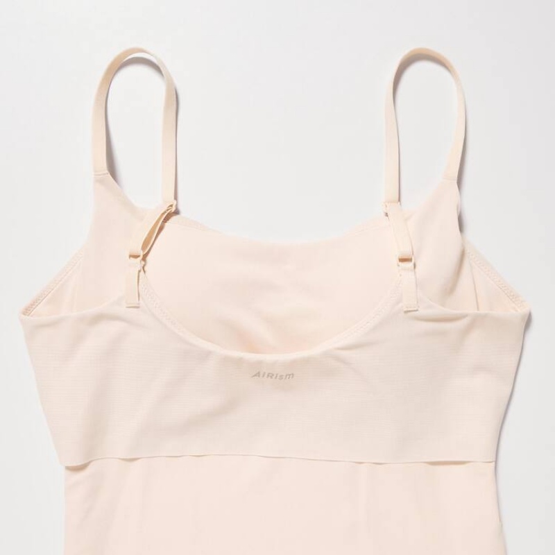 Dámské Topy Uniqlo Airism Camisole Béžový | IKUWAYX-37