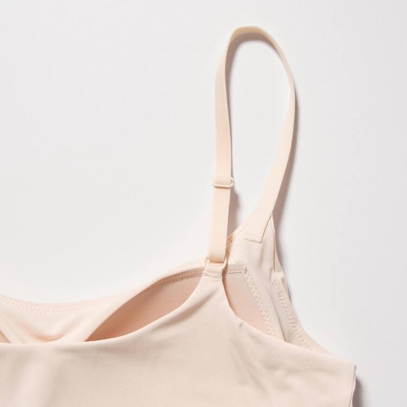 Dámské Topy Uniqlo Airism Camisole Béžový | IKUWAYX-37