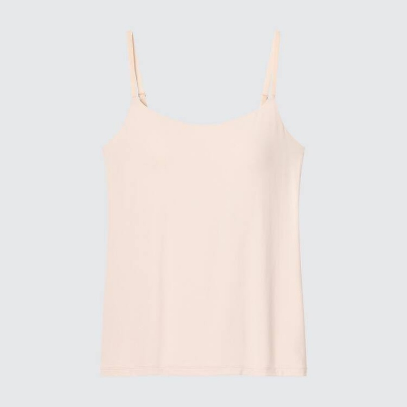 Dámské Topy Uniqlo Airism Camisole Béžový | IKUWAYX-37