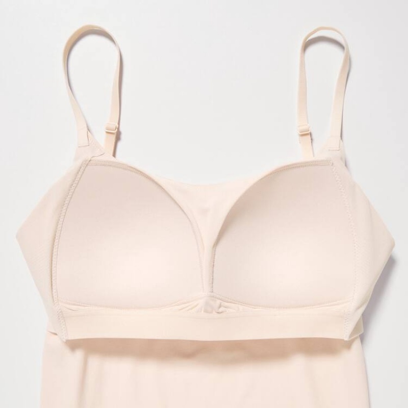 Dámské Topy Uniqlo Airism Camisole Béžový | IKUWAYX-37