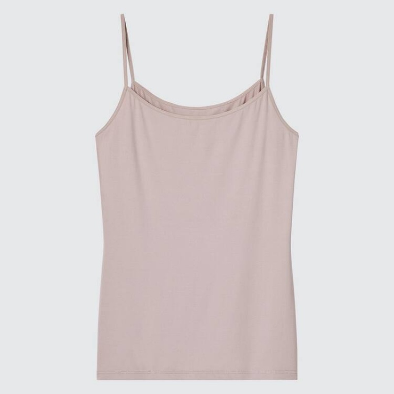 Dámské Topy Uniqlo Heattech Thermal Camisole Béžový | DLSNEBU-24